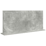 Vanity Mirror With Led Lights Concrete Grey 100X45X18 Cm
