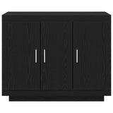 Sideboard Black Oak 92X35X75 Cm Engineered Wood