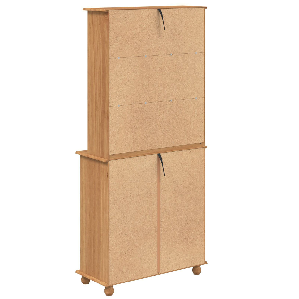 Hutch “Askim” Honey Brown 91X40X199.5 Cm Solid Wood Pine,  Hutch &quot;Askim&quot; 91X30X104 Cm Solid Wood Pine,  Chest Of Drawers &quot;Askim&quot; 91X40X95.5 Cm Solid Wood Pine