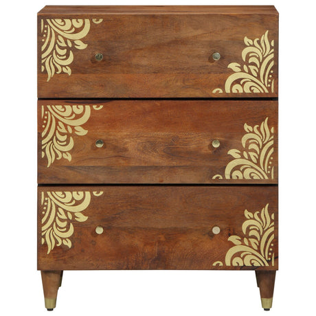 Sideboard 60X33X75 Cm Solid Wood Mango