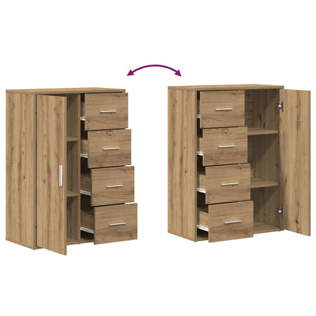 Sideboards 2 Pcs Artisan Oak 60X31X84 Cm Engineered Wood