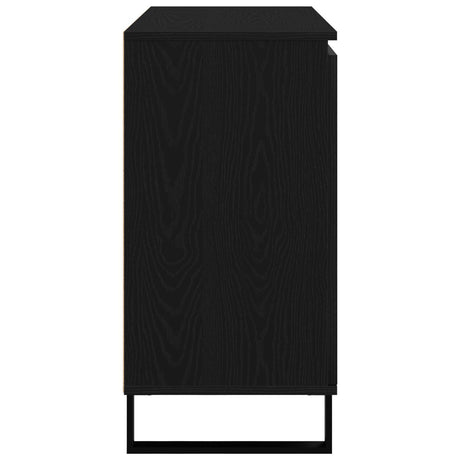 Sideboard Black Oak 104X35X70 Cm Engineered Wood