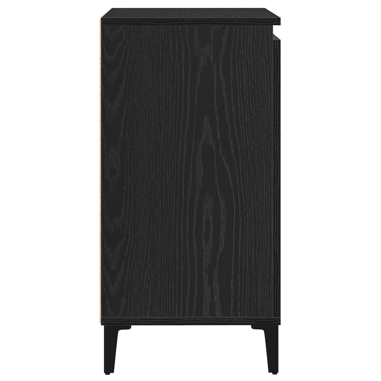 Sideboard Black Oak 60X35X70 Cm Engineered Wood