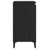 Sideboard Black Oak 60X35X70 Cm Engineered Wood