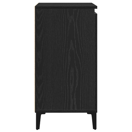 Sideboard Black Oak 60X35X70 Cm Engineered Wood