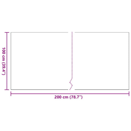 Fake Grass Black 1X2 M 40 Mm