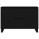 Sideboard Black Oak 104X35X70 Cm Engineered Wood
