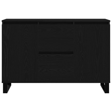 Sideboard Black Oak 104X35X70 Cm Engineered Wood