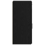 Sideboard Black Oak 30X42,5X93 Cm Engineered Wood