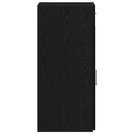 Sideboard Black Oak 30X42,5X93 Cm Engineered Wood