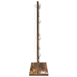 Vanity Mirror Smoked Oak Wood, Glass 70 X 50 X 18 Cm Mirror