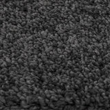 Shaggy Rug With Latex Backing Dark Grey 240X340 Cm