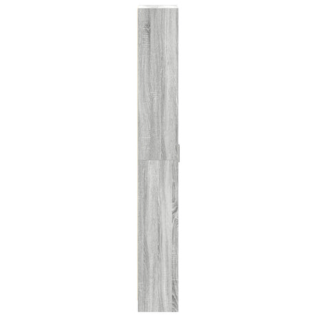 Wardrobe Grey Sonoma 55X25X189 Cm Engineered Wood