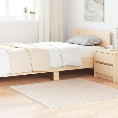 Shaggy Rug High Pile Cream 120X120 Cm Pp