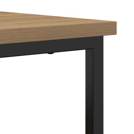 Sideboard Artisan Oak 69X35X80 Cm Engineered Wood And Steel