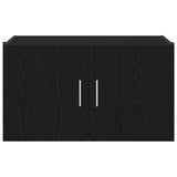 Wall Cabinet Black Oak 70X42,5X40 Cm Engineered Wood