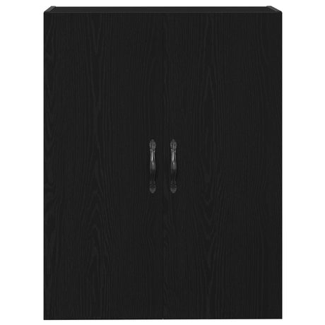 Highboard Black Oak 69,5X34X180 Cm Engineered Wood