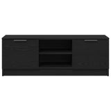 Tv Cabinet Black Oak 102X35X36,5 Cm Engineered Wood
