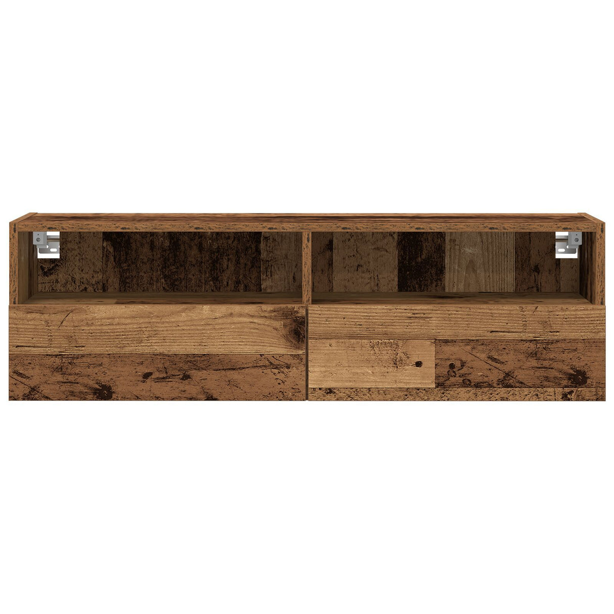 Tv Wall Cabinet Old Wood 100X30X30 Cm Engineered Wood