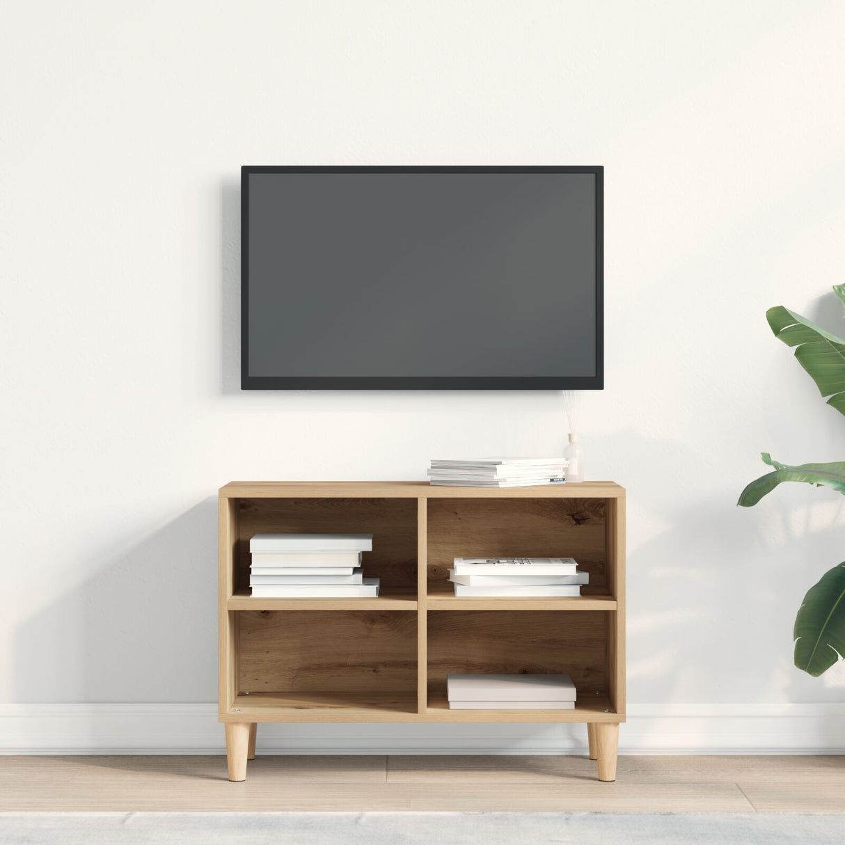 Tv Cabinet Artisan Oak 69.5X30X50 Cm Engineered Wood