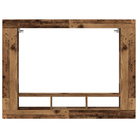 Tv Cabinet Wall-Mounted Old Wood 152X22X113 Cm