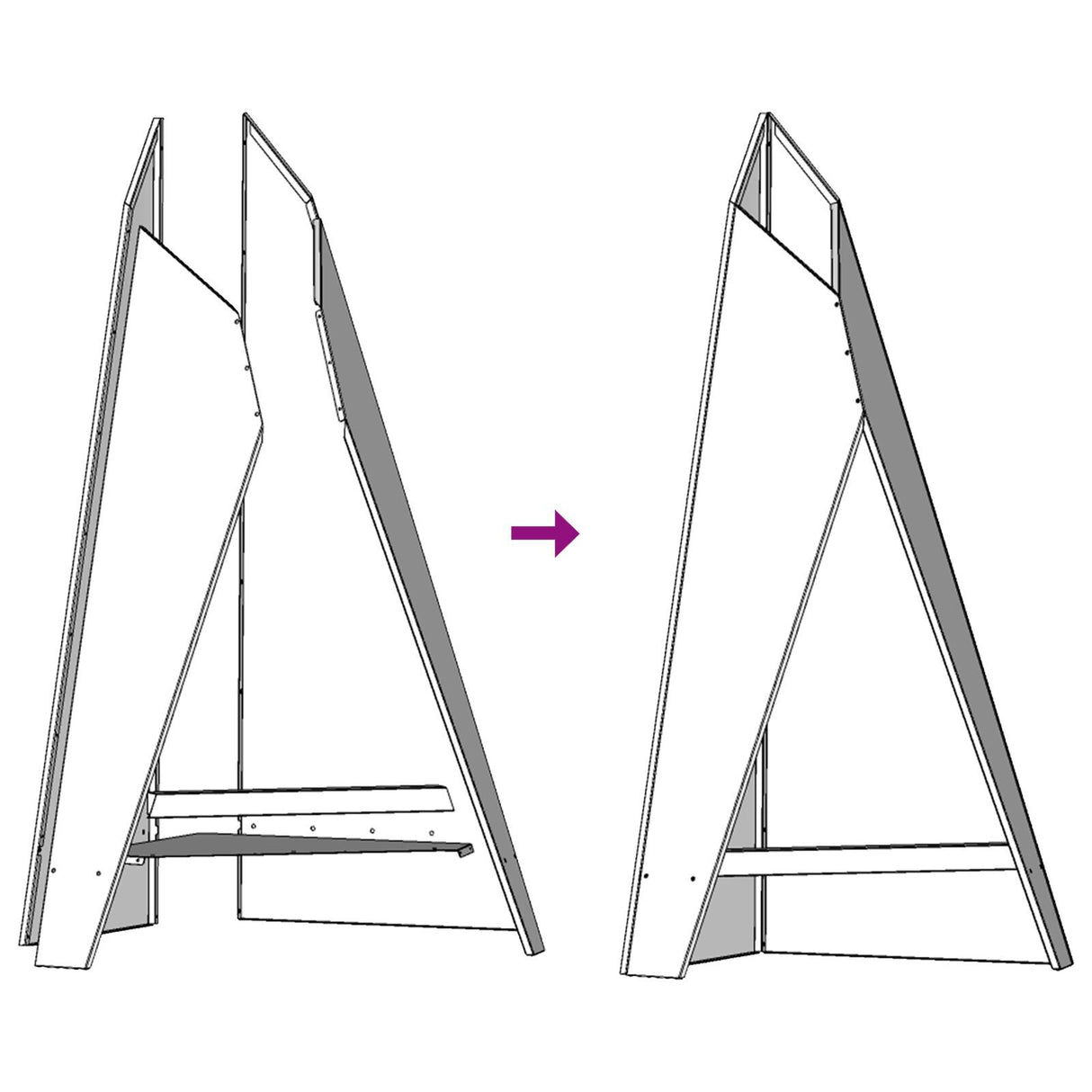 Fire Pit Pyramid 58X36X100 Cm Weathering Steel