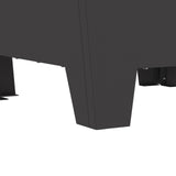 Square Fire Pit - Black, 50X50X30 Cm, Steel