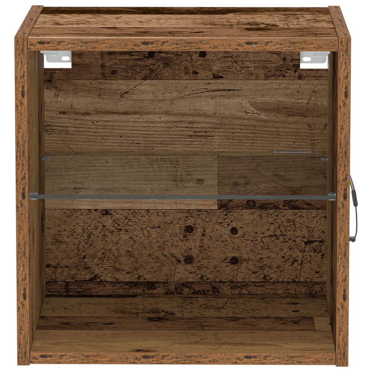 Floating Shelf Old Wood 40X28,5X40 Cm Engineered Wood