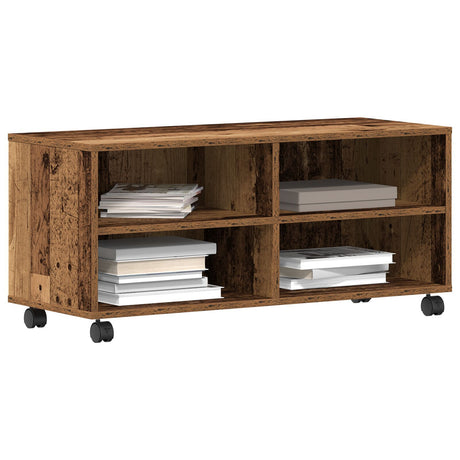 Tv Cabinet Old Wood 90X35X35 Cm Engineered Wood