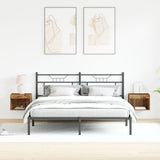 Wall Cabinets With Led Lights 2 Pcs Old Wood 40X30X30 Cm