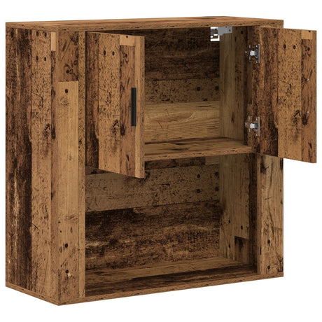 Wall Cabinet 80X33X80 Cm Engineered Wood