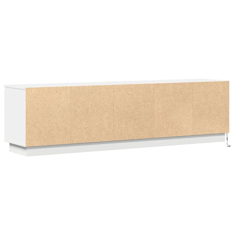Tv Cabinet With Led 180X38X49 Cm Engineered Wood