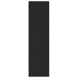 Tv Cabinet Black Oak 30,5X30X110 Cm Engineered Wood