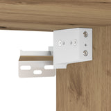 Floating Shelf 2 Pcs Artisan Oak 40X28.5X40 Cm Engineered Wood