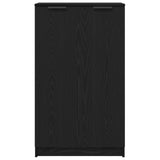 Shoe Cabinet In Black Oak - 59 X 35 X 100 Cm - Made From Engineered Wood