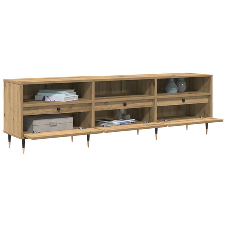Tv Cabinet Artisan Oak 150X30X44.5 Cm Engineered Wood