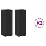 4 Piece Tv Cabinet Set 30.5X30X Engineered Wood,  Wall-Mounted Tv Cabinets - 2 Pcs , 30.5X30X, Made From Engineered Wood