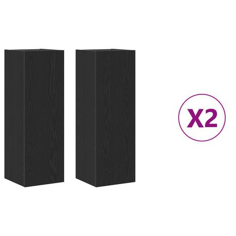 4 Piece Tv Cabinet Set 30.5X30X Engineered Wood,  Wall-Mounted Tv Cabinets - 2 Pcs , 30.5X30X, Made From Engineered Wood