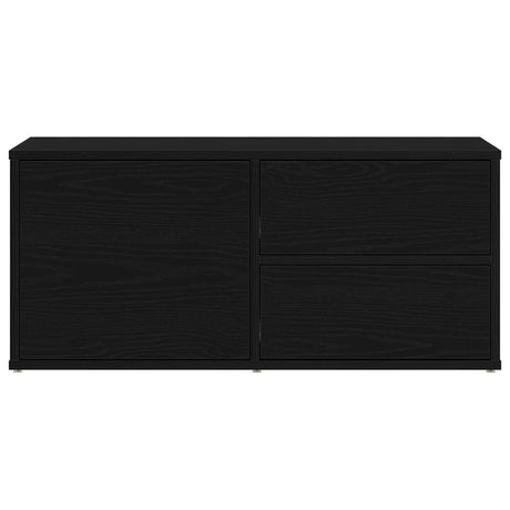Tv Stand - Artisan Oak, 80X34X35.5 Cm, Made From Engineered Wood