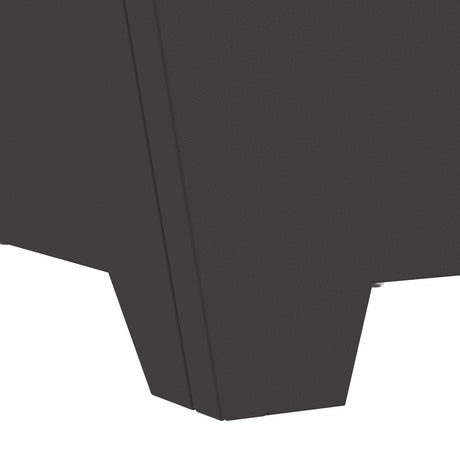 Fire Pit Square Black Steel