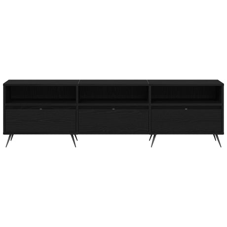 Tv Cabinet Black 150X30X44,5 Cm Engineered Wood