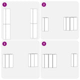 4 Piece Tv Cabinet Set 30.5X30X Engineered Wood,  Wall-Mounted Tv Cabinets - 2 Pcs , 30.5X30X, Made From Engineered Wood
