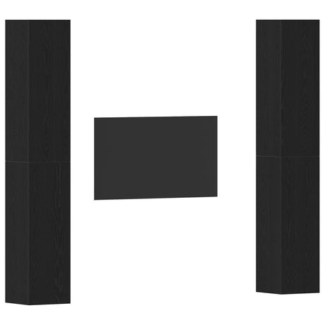 4 Piece Tv Cabinet Set 30.5X30X Engineered Wood,  Wall-Mounted Tv Cabinets - 2 Pcs , 30.5X30X, Made From Engineered Wood