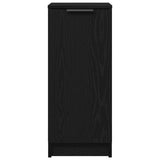 Shoe Cabinet Black Oak 30X35X70 Cm Engineered Wood