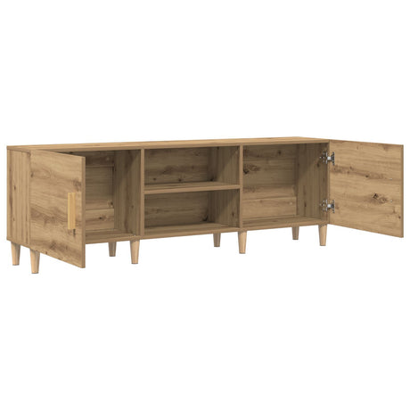 Tv Stand In Artisan Oak - 150X30X50 Cm - Made Of Engineered Wood