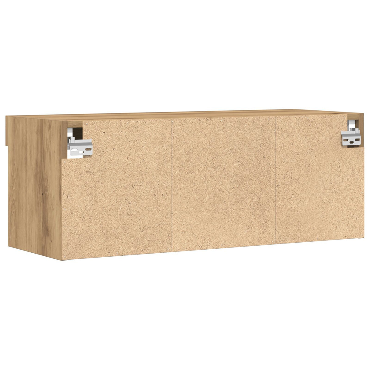 Tv Wall Cabinet With Led Lights Artisan Oak 80X30X30 Cm