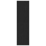 Tv Cabinet Black Oak 30,5X30X110 Cm Engineered Wood