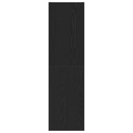 Tv Cabinet Black Oak 30,5X30X110 Cm Engineered Wood