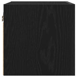Wall Mounted Tv Cabinets 2 Pcs Black Oak 30.5X30X30 Cm