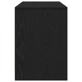 Tv Stand In Black Oak - 102 X 37.5 X 52.5 Cm, Made Of Engineered Wood